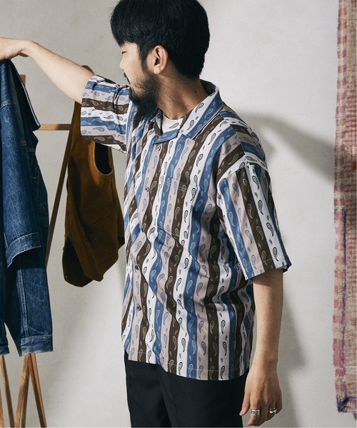 セール】【WEB限定 柄シャツ+スラックス セットアップ】RETRO