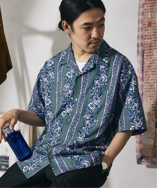 セール】【WEB限定 柄シャツ+スラックス セットアップ】RETRO PATTERN