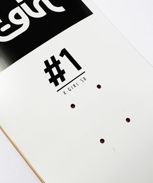 X-girl（エックスガール）の「#1 FACE SKATE DECK（その他雑貨・レディース・レッド/イエロー/ブルー/マルチ/ホワイト/ブラック・S/M）」の14枚目の写真