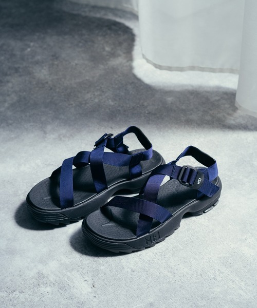 MEI（メイ）の「MEI Recycled nylon tape SANDAL 厚底シャークソール スポーツサンダル（サンダル・メンズ・ベージュ/ブラック/ネイビー/ブラウン/オリーブ・37/38/36/43/41/42）」の11枚目の写真