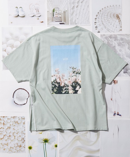 JUNRED（ジュンレッド）の「【 it iCON 】Emotional photo tee（Tシャツ/カットソー・メンズ・ホワイト/ネイビー/ミント・M/L）」の3枚目の写真