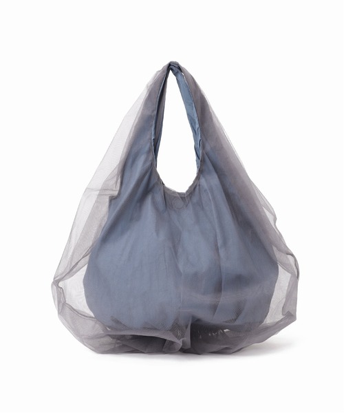 HELOYSE（エロイーズ）の「【HELOYSE/エロイーズ】 BALOON TULLE BAG：バッグ◆（トートバッグ・レディース・グレー/ベージュ・FREE）」の6枚目の写真