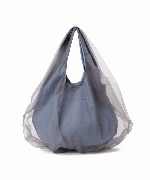 HELOYSE（エロイーズ）の「【HELOYSE/エロイーズ】 BALOON TULLE BAG：バッグ◆（トートバッグ・レディース・グレー/ベージュ・FREE）」の8枚目の写真