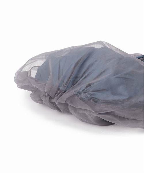 HELOYSE（エロイーズ）の「【HELOYSE/エロイーズ】 BALOON TULLE BAG：バッグ◆（トートバッグ・レディース・グレー/ベージュ・FREE）」の9枚目の写真