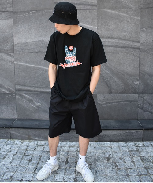 DOUBLE STEAL(ダブルスティール)の「METAL SIGN DS 半袖Tシャツ(Tシャツ/カットソー・メンズ・ホワイト/ブラック/カーキ/インディゴブルー・MEDIUM/LARGE/X-LARGE/XX-LARGE)」の17枚目の写真