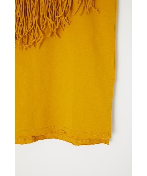 MOUSSY（マウジー）の「BACK OPEN FRINGE タンクトップ（タンクトップ・レディース・アイボリー/イエロー/ライトブラック/ライトカーキ・FREE）」の13枚目の写真