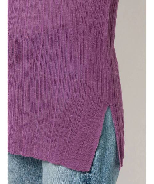 Ungrid（アングリッド）の「シアーロングスリーブニット（ニット/セーター・レディース・アイボリー/パープル/ブラック・FREE）」の21枚目の写真