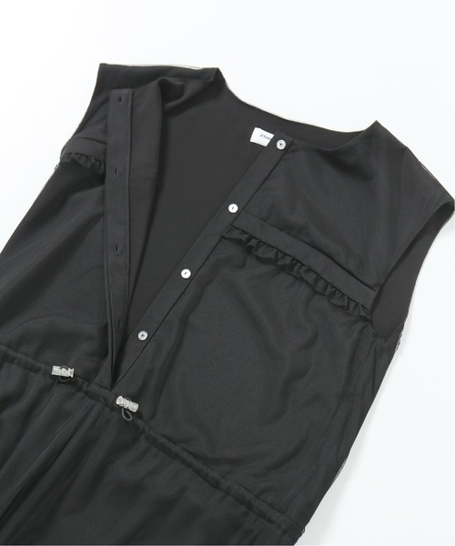 Charles Chaton（シャルルシャトン）の「tulle all-in-one（サロペット/オーバーオール・レディース・ブラック/ピンク・FREE）」の20枚目の写真