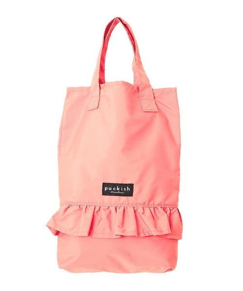 devirock(デビロック)の「フリルシューズバッグ(トートバッグ・キッズ・ネイビー/グレー系その他/スモークピンク・ONE SIZE)」の13枚目の写真