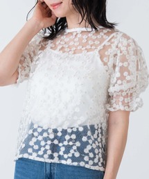 WEGO | WEGO/【2点セット】キャミsetマーガレットシアーブラウス(シャツ/ブラウス)