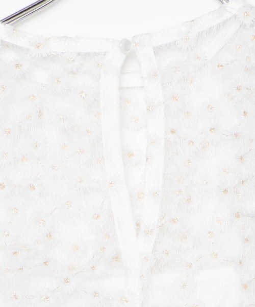 WEGO（ウィゴー）の「WEGO/【2点セット】キャミsetマーガレットシアーブラウス（シャツ/ブラウス・レディース・ホワイト・FREE）」の6枚目の写真