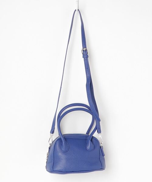 SETUP7（セットアップセブン）の「【SETUP7】PUレザー2WAYミニボストントート KNF（ハンドバッグ・レディース・ブラック/イエロー/ブルー・FREE）」の15枚目の写真