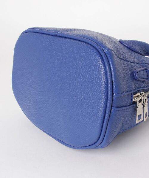 SETUP7（セットアップセブン）の「【SETUP7】PUレザー2WAYミニボストントート KNF（ハンドバッグ・レディース・ブラック/イエロー/ブルー・FREE）」の9枚目の写真