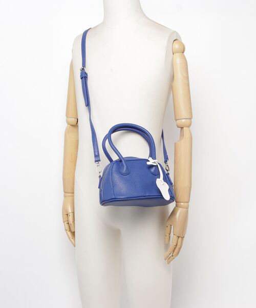 SETUP7（セットアップセブン）の「【SETUP7】PUレザー2WAYミニボストントート KNF（ハンドバッグ・レディース・ブラック/イエロー/ブルー・FREE）」の18枚目の写真