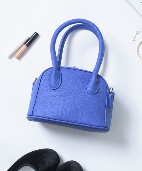 SETUP7（セットアップセブン）の「【SETUP7】PUレザー2WAYミニボストントート KNF（ハンドバッグ・レディース・ブラック/イエロー/ブルー・FREE）」の22枚目の写真