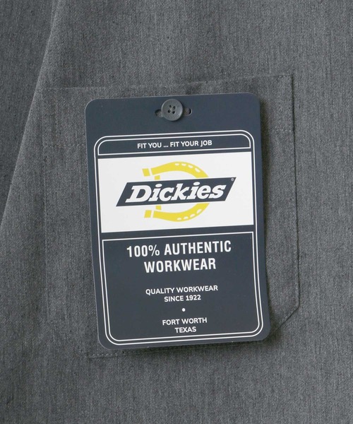 Dickies（ディッキーズ）の「Dickies/ディッキーズ オーバーサイズ T/Cツイル ワークシャツ/CPOシャツ（シャツ/ブラウス・メンズ・チャコールグレー/ブラック/ベージュ/アイボリー・M/L/XL）」の19枚目の写真