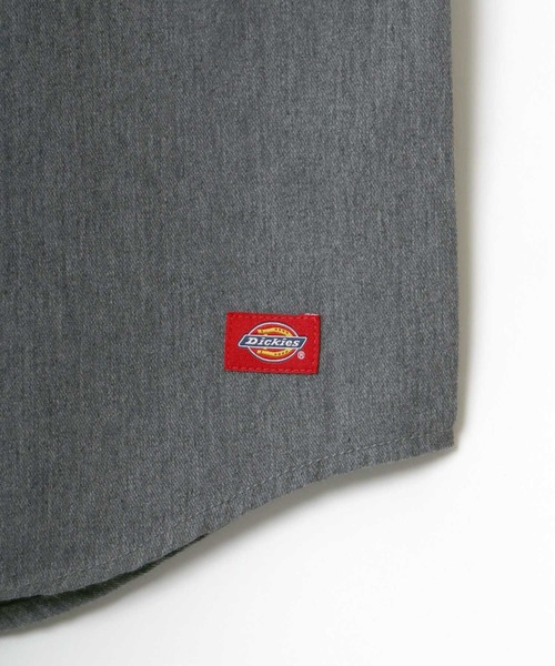 Dickies（ディッキーズ）の「Dickies/ディッキーズ オーバーサイズ T/Cツイル ワークシャツ/CPOシャツ（シャツ/ブラウス・メンズ・チャコールグレー/ブラック/ベージュ/アイボリー・M/L/XL）」の6枚目の写真