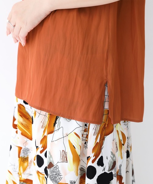 osharewalker（オシャレウォーカー）の「【廃盤】『ダブルケープカラーブラウス』（シャツ/ブラウス・レディース・ブラック/オフホワイト/テラコッタ・1/2）」の20枚目の写真