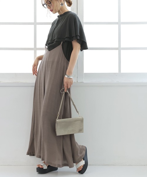 osharewalker（オシャレウォーカー）の「【廃盤】『ダブルケープカラーブラウス』（シャツ/ブラウス・レディース・ブラック/オフホワイト/テラコッタ・1/2）」の17枚目の写真