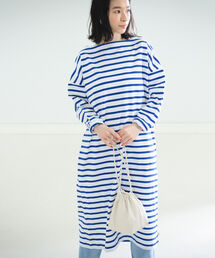 Demi-Luxe BEAMS | Traditional Weatherwear / ボーダー ワンピース(ワンピース)
