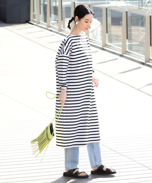 Web先行販売 ボーダー Traditional Weatherwear ボーダー ワンピース ワンピース Weatherwear Demi Luxe Beams デミルクス ビームス のファッション