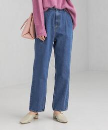 green label relaxing | ウエスト タック デニム パンツ(デニムパンツ)