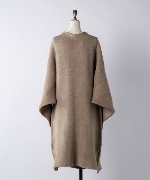 INTER FACTORY（インターファクトリー）の「WEARISTA haru - ルーズニットカーディガン 　made in INTER FACTORY（カーディガン/ボレロ・レディース・ベージュ/オフホワイト・FREE）」の6枚目の写真