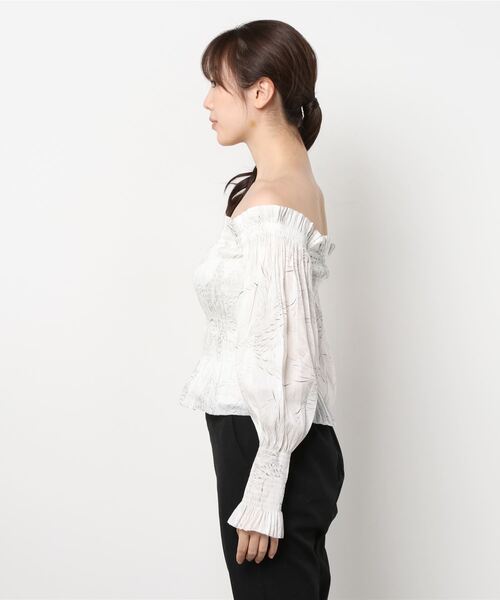 ALLSAINTS(オールセインツ)の「LARA DOVER TOP | LARA DOVER トップス(その他トップス・レディース・ホワイト・6/8/4/2)」の7枚目の写真