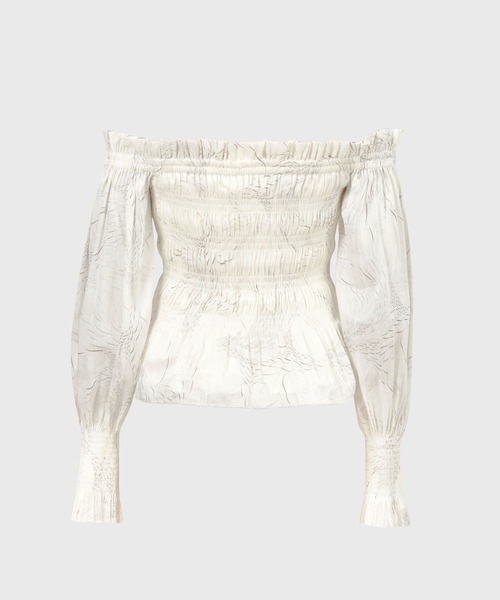 ALLSAINTS(オールセインツ)の「LARA DOVER TOP | LARA DOVER トップス(その他トップス・レディース・ホワイト・6/8/4/2)」の3枚目の写真