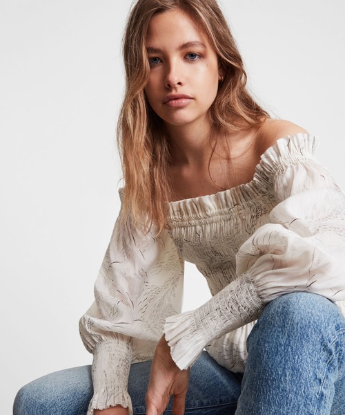 ALLSAINTS(オールセインツ)の「LARA DOVER TOP | LARA DOVER トップス(その他トップス・レディース・ホワイト・6/8/4/2)」の5枚目の写真