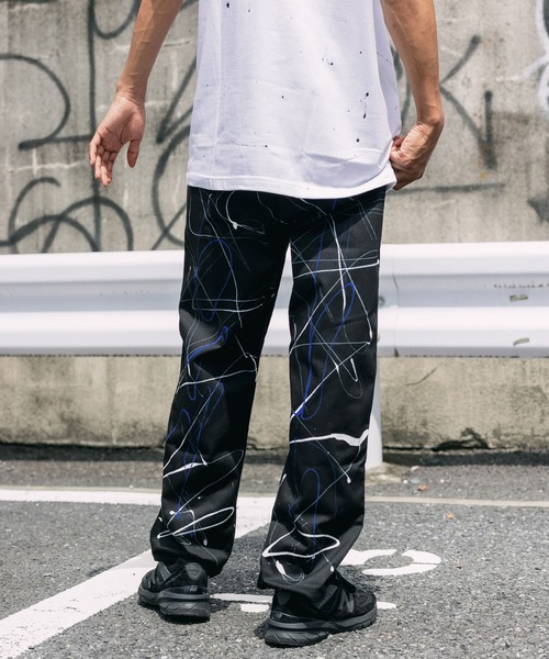 UNIVERSAL OVERALL(ユニバーサルオーバーオール)の「UNIVERSAL OVERALL/ユニバーサルオーバーオール STANDARD ペイント チノパンツ(チノパンツ・メンズ・ブラック/ベージュ・34/32/30)」の22枚目の写真