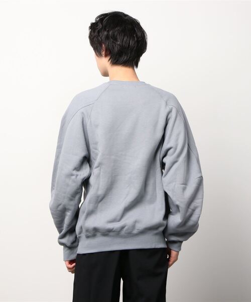 Toironier（トワロニエ）の「Toironier/トワロニエ/Mods Sweat/モッズスウェット（スウェット・メンズ・シルバー/ブルーグレー/カーキ/グレー/オートミール・FREE）」の7枚目の写真