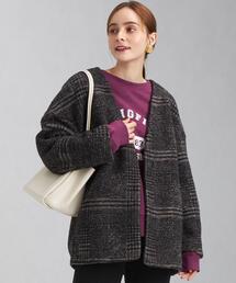 green label relaxing | スライバー チェック カーディガン(カーディガン/ボレロ)