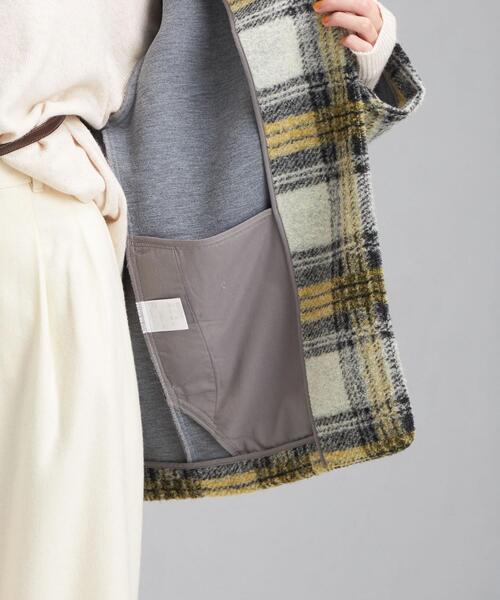 green label relaxing（グリーンレーベルリラクシング）の「スライバー チェック カーディガン（カーディガン/ボレロ・レディース・ブラック/イエロー・FREE）」の18枚目の写真