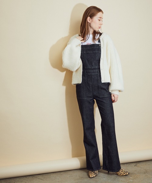 MADEMOISELLE ROPE'（マドモアゼル ロペ）の「【3WAY】<前後着用も可能>パールネックニットカーディガン（カーディガン/ボレロ・レディース・ブラック/ホワイト系その他2・38）」の19枚目の写真