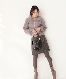 PROPORTION BODY DRESSING | 【堀田茜さん着用　美人百花11月号 掲載商品】ビットチャーム付台形ＳＫ / 1211220014(スカート)