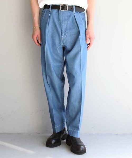 saby（サバイ）の「saby BIG PANTS-11oz Bingo Denime-（デニムパンツ 