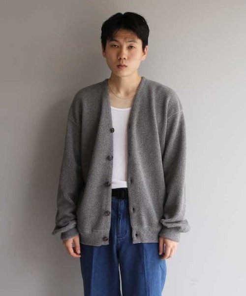 crepuscule クレプスキュール カーディガン グレー crepuscule（クレプスキュール）の「Crepuscule / 別注 クルー