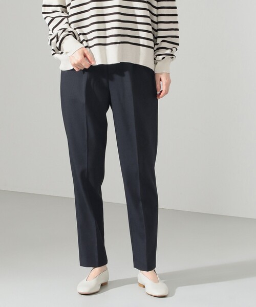 SHARE PARK（シェアパーク）の「【洗える】TRテーパードパンツ（その他パンツ・レディース・ダークブラウン系3/ネイビー系/アイボリー系・1/0）」の11枚目の写真