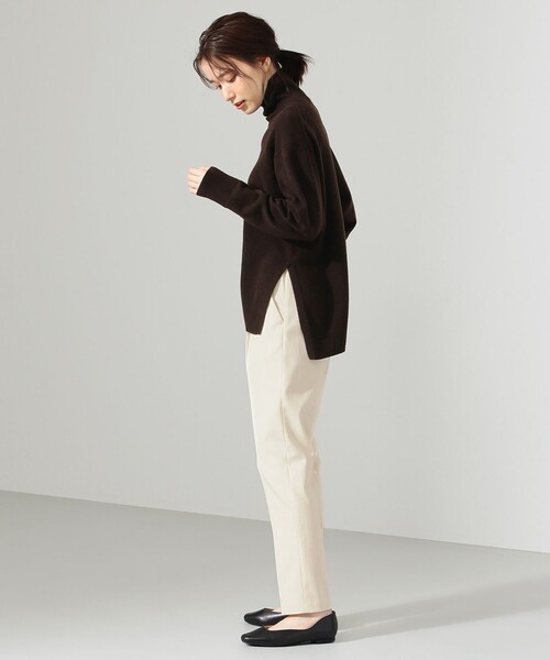 SHARE PARK（シェアパーク）の「【洗える】TRテーパードパンツ（その他パンツ・レディース・ダークブラウン系3/ネイビー系/アイボリー系・1/0）」の18枚目の写真