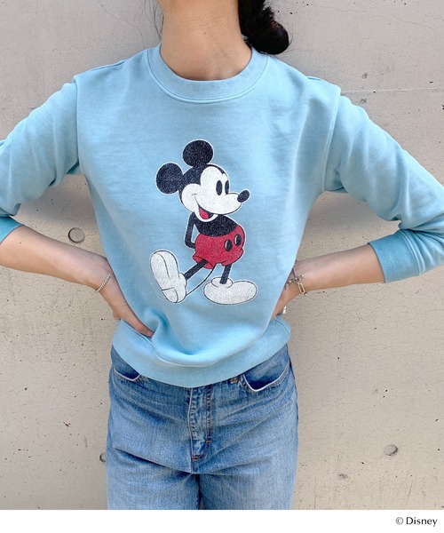 SHENERY(シーナリー)の「Mickey スウェット(Tシャツ/カットソー・レディース・ブルー・FREE)」の4枚目の写真