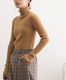 シアバタータートルネックニット