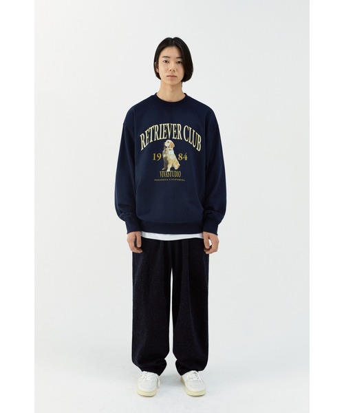 VIVASTUDIO(ビバスタジオ)の「RETRIEVER CREWNECK(スウェット・メンズ・ライトグレー/ネイビー・XL/LARGE/SMALL/MEDIUM)」の16枚目の写真