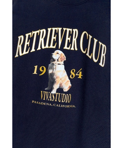 VIVASTUDIO(ビバスタジオ)の「RETRIEVER CREWNECK(スウェット・メンズ・ライトグレー/ネイビー・XL/LARGE/SMALL/MEDIUM)」の9枚目の写真