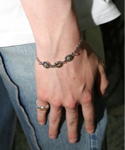 MISTERCHILD(ミスターチャイルド)の「MISTERCHILD/ミスターチャイルド/Smile Bracelet(ブレスレット・メンズ・シルバー・FREE)」の1枚目の写真