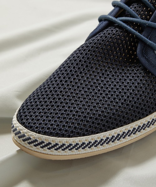UNION STATION（ユニオンステーション）の「低反発ソール/メッシュシューレースシューズ（その他シューズ・メンズ・ホワイト/ネイビー/ホワイト×ネイビー・S/M/L）」の10枚目の写真