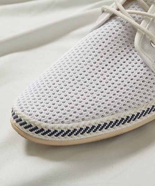 UNION STATION（ユニオンステーション）の「低反発ソール/メッシュシューレースシューズ（その他シューズ・メンズ・ホワイト/ネイビー/ホワイト×ネイビー・S/M/L）」の17枚目の写真