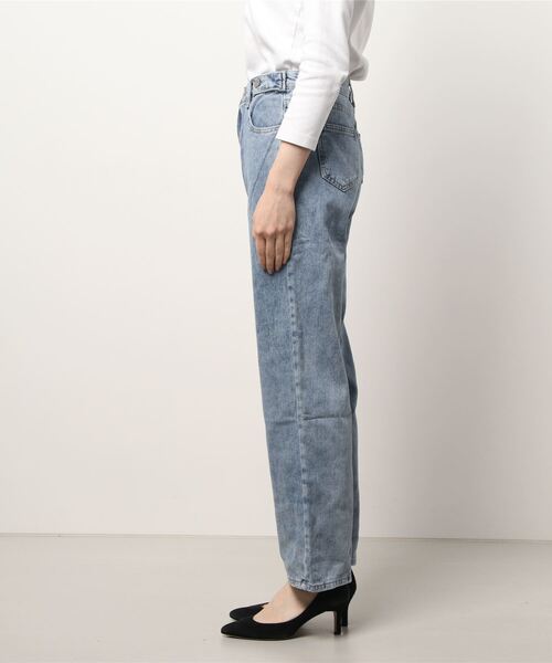 Lace Ladies(レースレディース)の「ハイウエストデニムパンツ(デニムパンツ・レディース・ブルー/ネイビー・S/XL/L/M)」の3枚目の写真