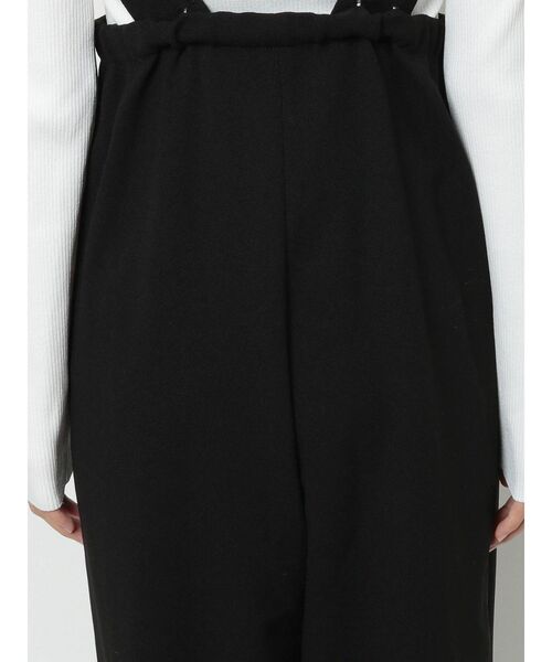 ELENDEEK（エレンディーク）の「サスペンダーワイドパンツ（スラックス・レディース・ブラック/オフホワイト・01/02）」の14枚目の写真