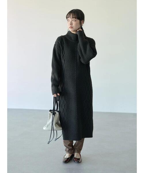 earth music&ecology（アースミュージックアンドエコロジー）の「裏起毛レギパン＊（その他パンツ・レディース・ブラック/グレー/アイボリー/モカ・S/M/L）」の17枚目の写真